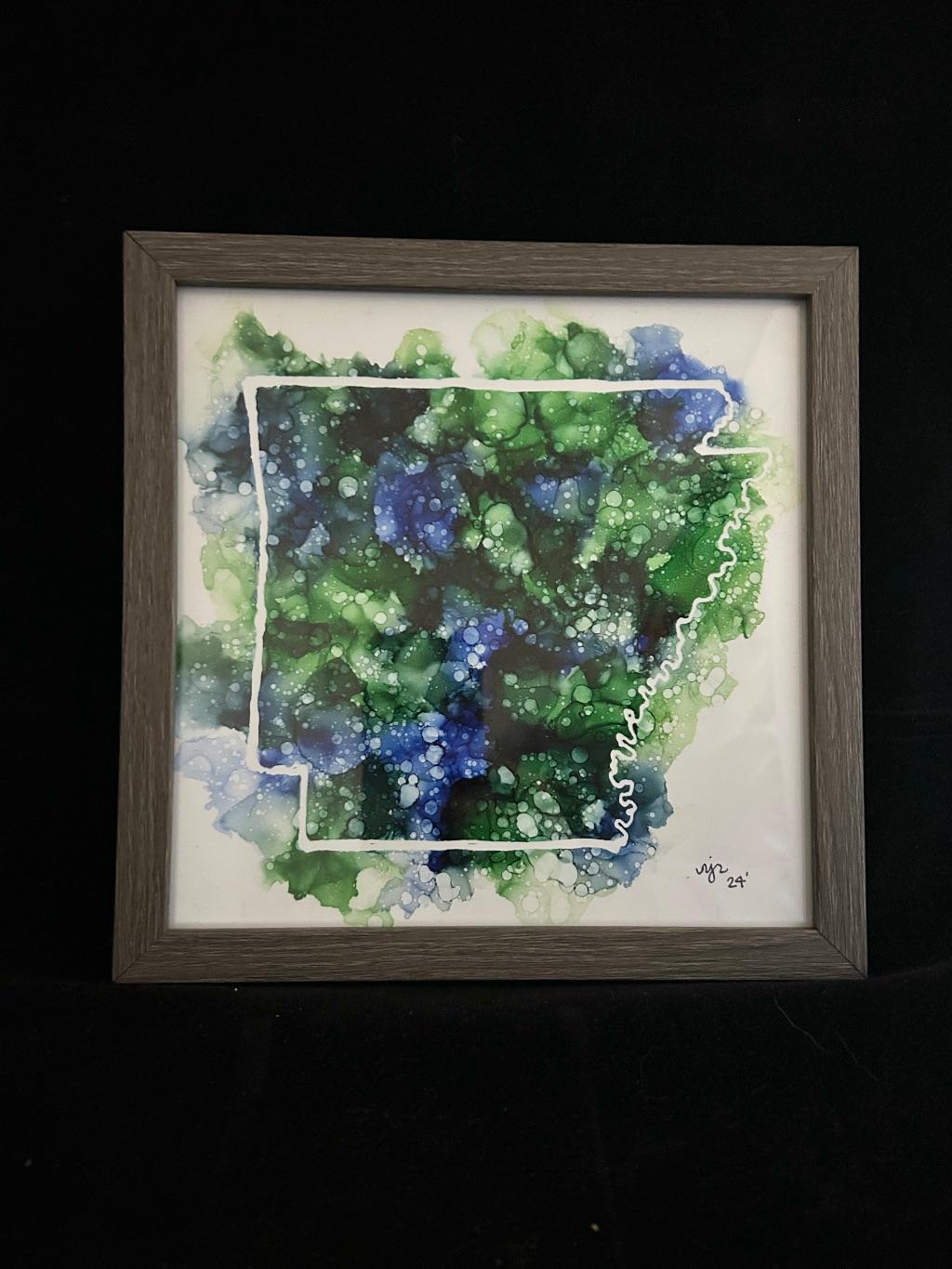 Natural State - Original Alcohol Ink by Nathina Robinson