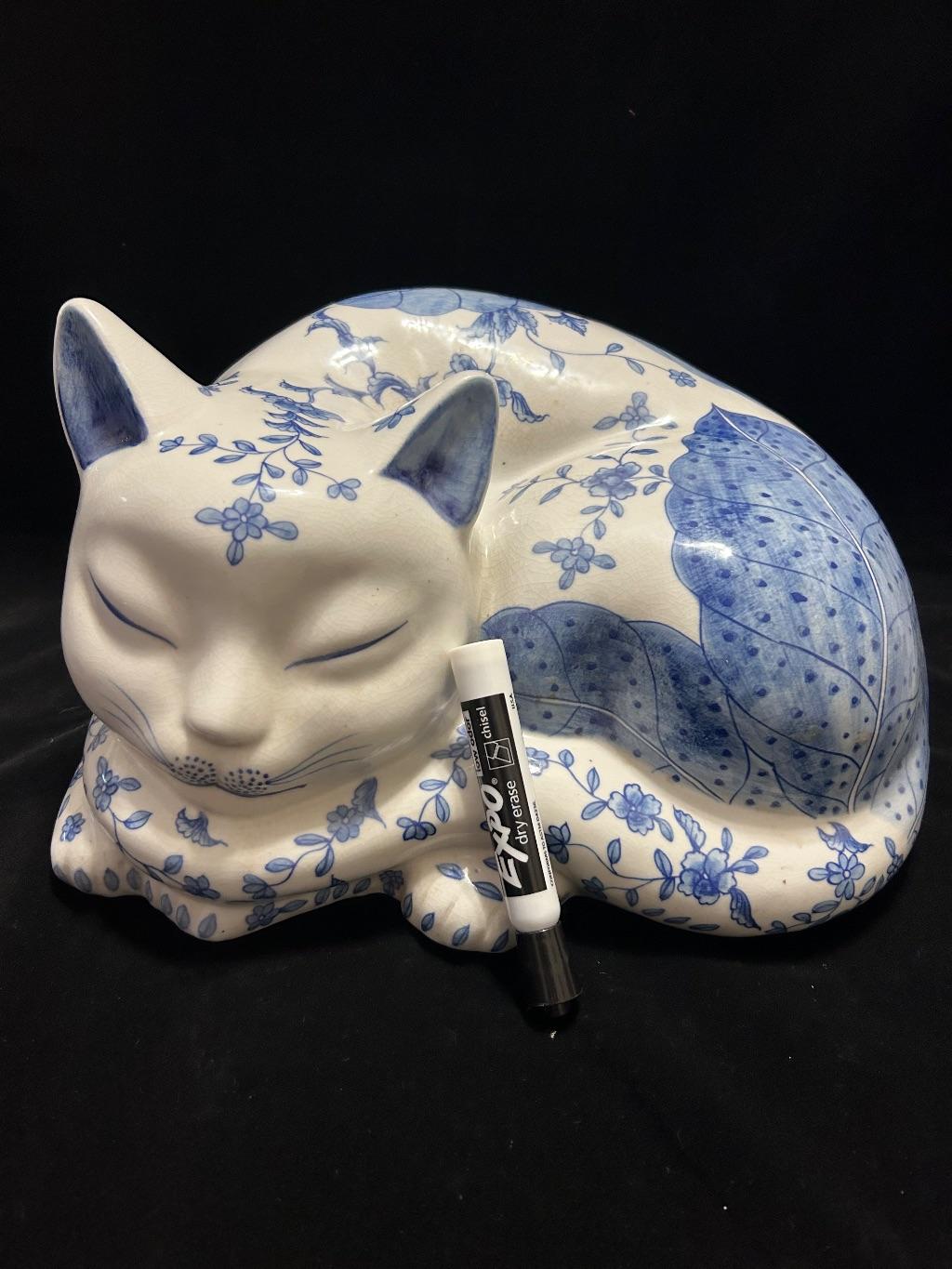 Porcelain Cat from Singapore