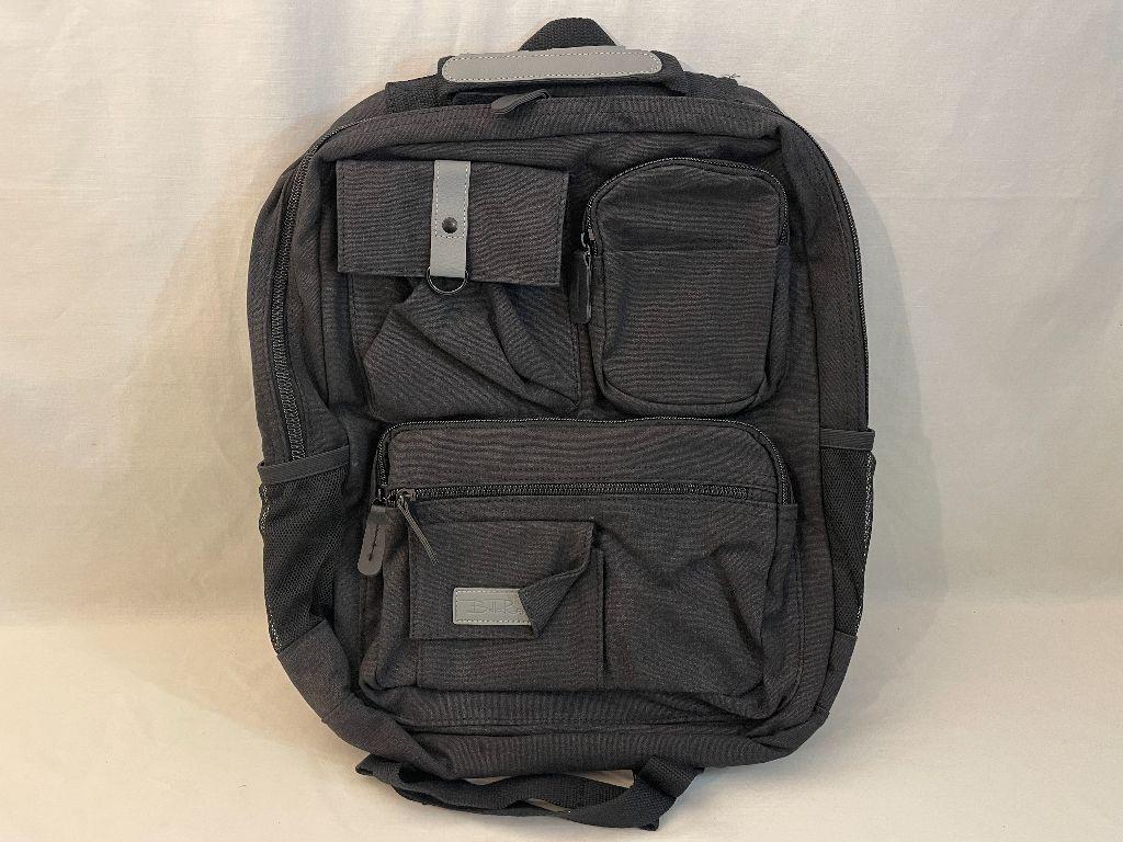 Bella Russo 17'' Canvas Laptop Backpack with USB Por...