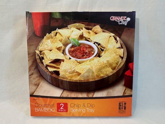 Grand Chef Chip and Dip Serving Tray