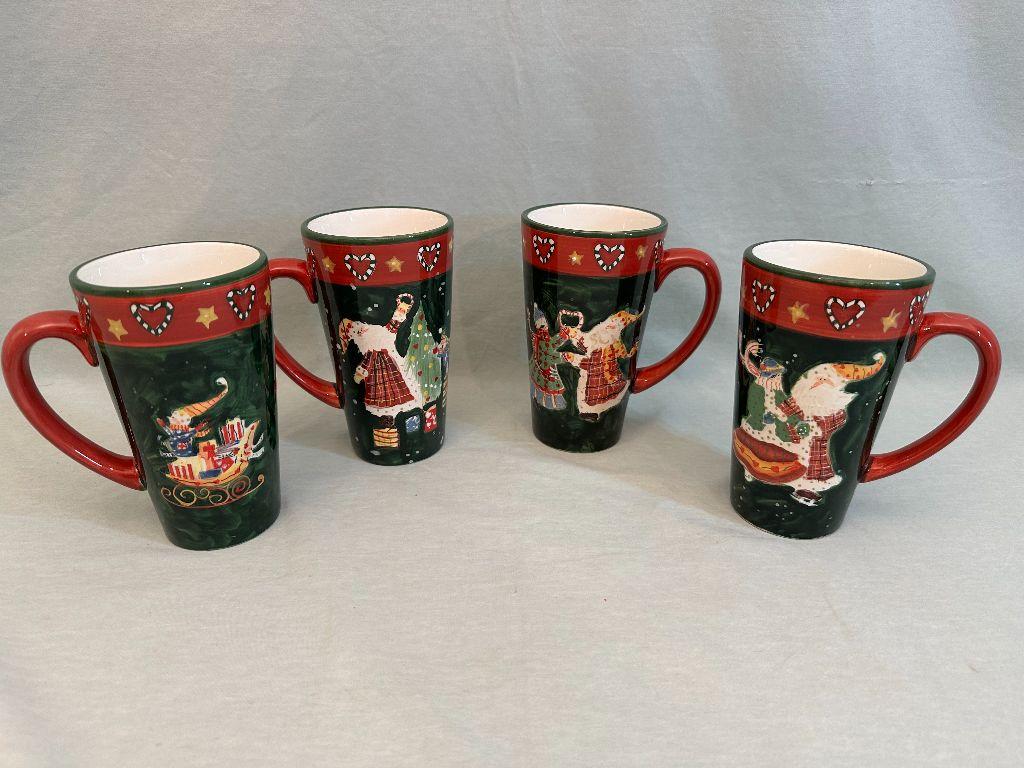 Santa Mates Mug Set by Nobel Excellence (set of 4)