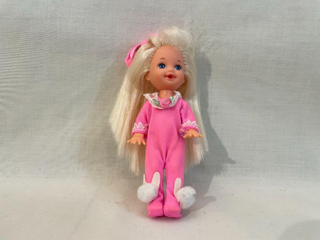 Vintage Barbie Baby Kelly, Crib, and Accessories