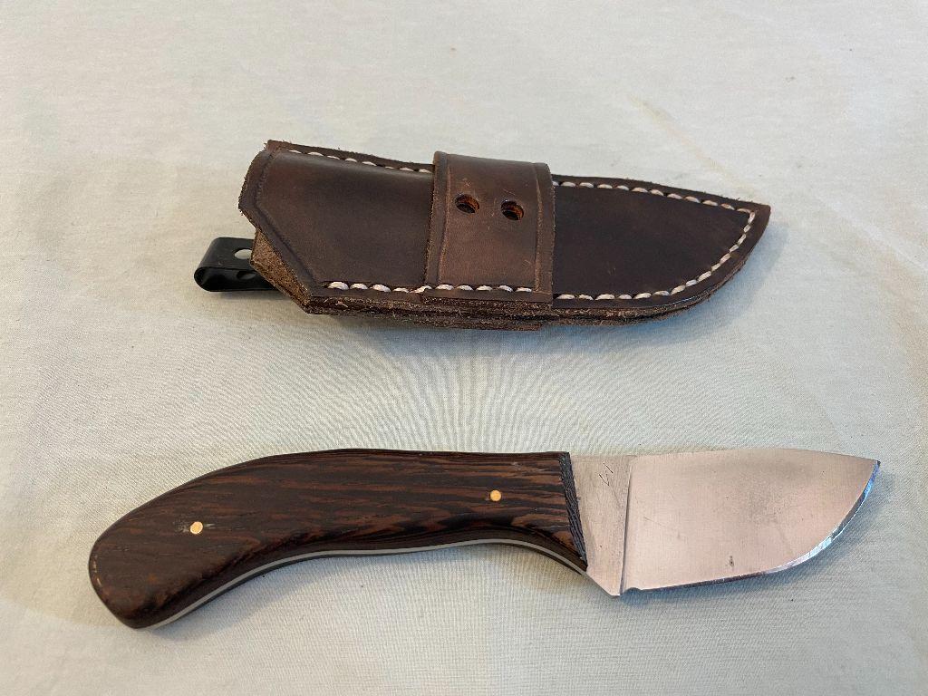 Handmade Knife with Sheath made by Jon Erickson