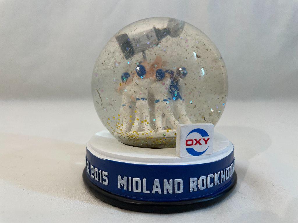 Midland Rockhounds Snowglobe
