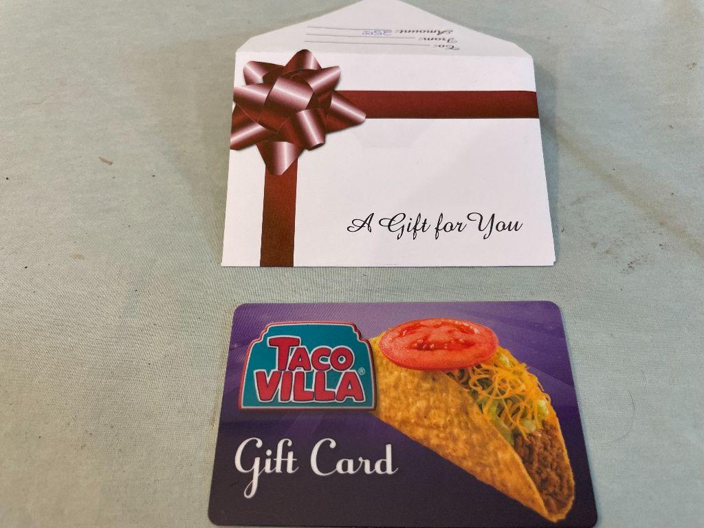 Taco Villa $25 Gift Card