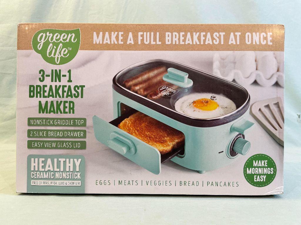 Green Life 3-in-1 Breakfast Maker