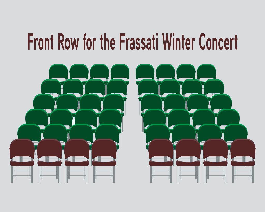 Reserved seats for the 2025 Frassati Winter Concert