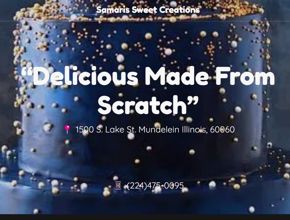 $30 Gift Card to Samaris Sweet Creations