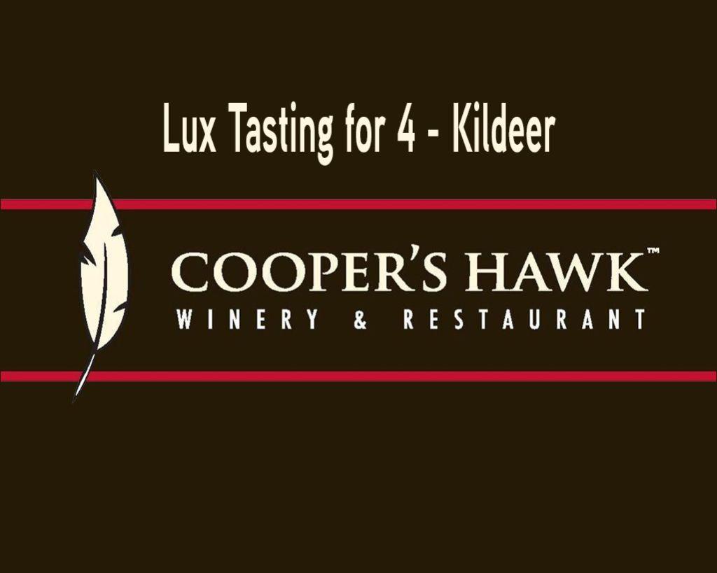 Cooper's Hawk Lux Tasting for 4 - Kildeer