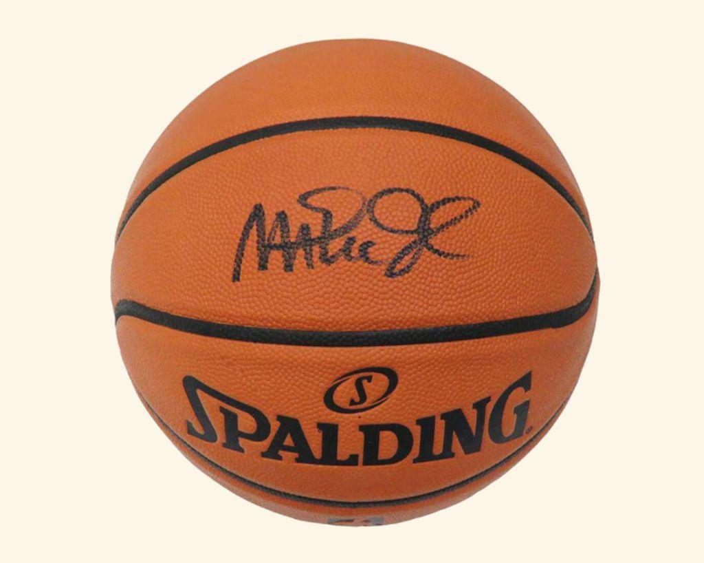 Magic Johnson Autographed Game Ball