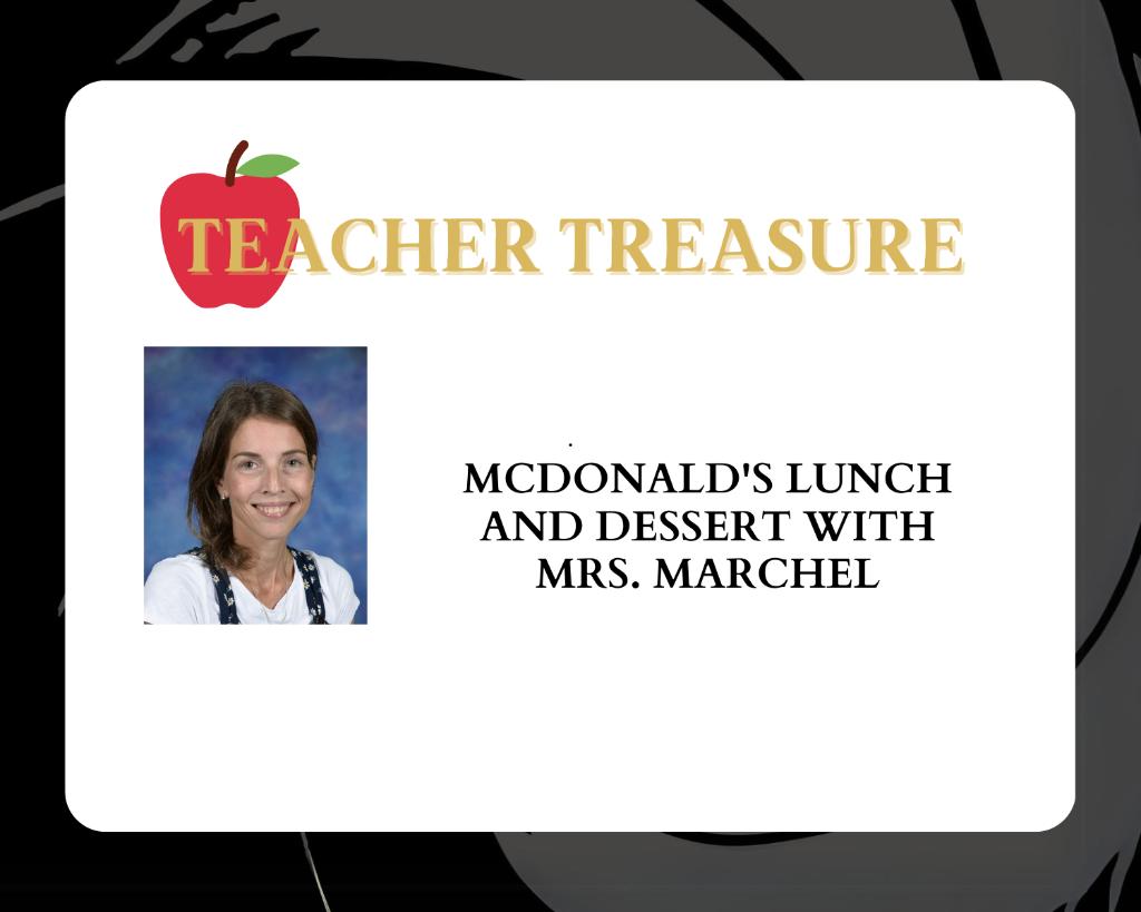 McDonalds Lunch for 3 with Mrs. Marchel