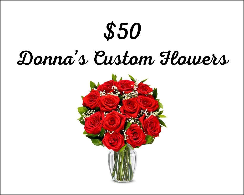 Roses and Gift Card