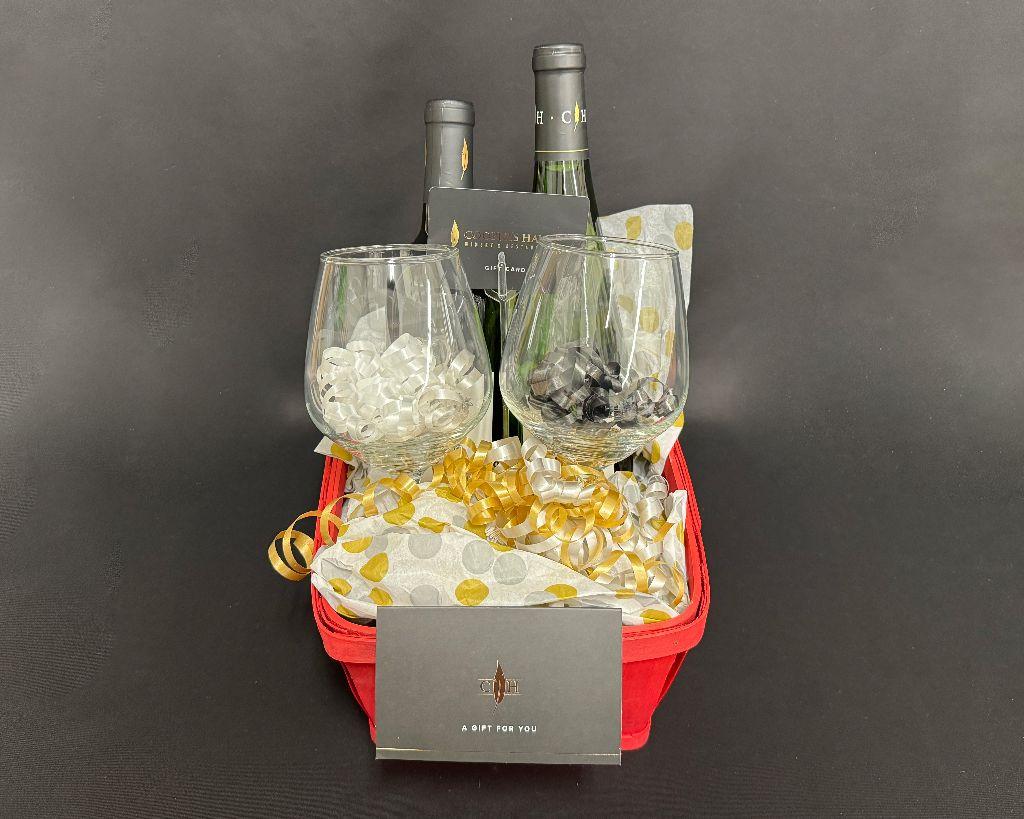 Cooper's Hawk Basket with $250 Gift Card and Wine