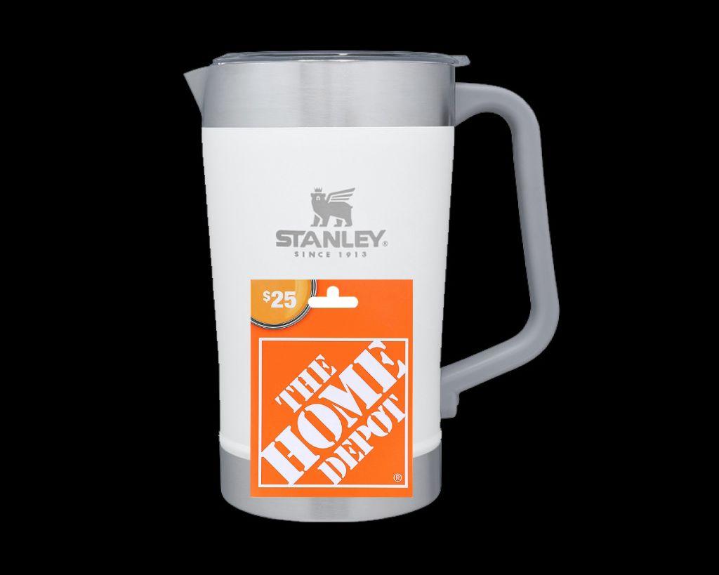 Stanley Pitcher and Home Depot Gift Card