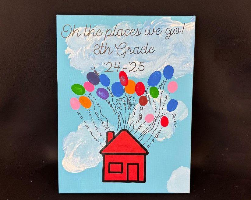 Oh the places we go painting!