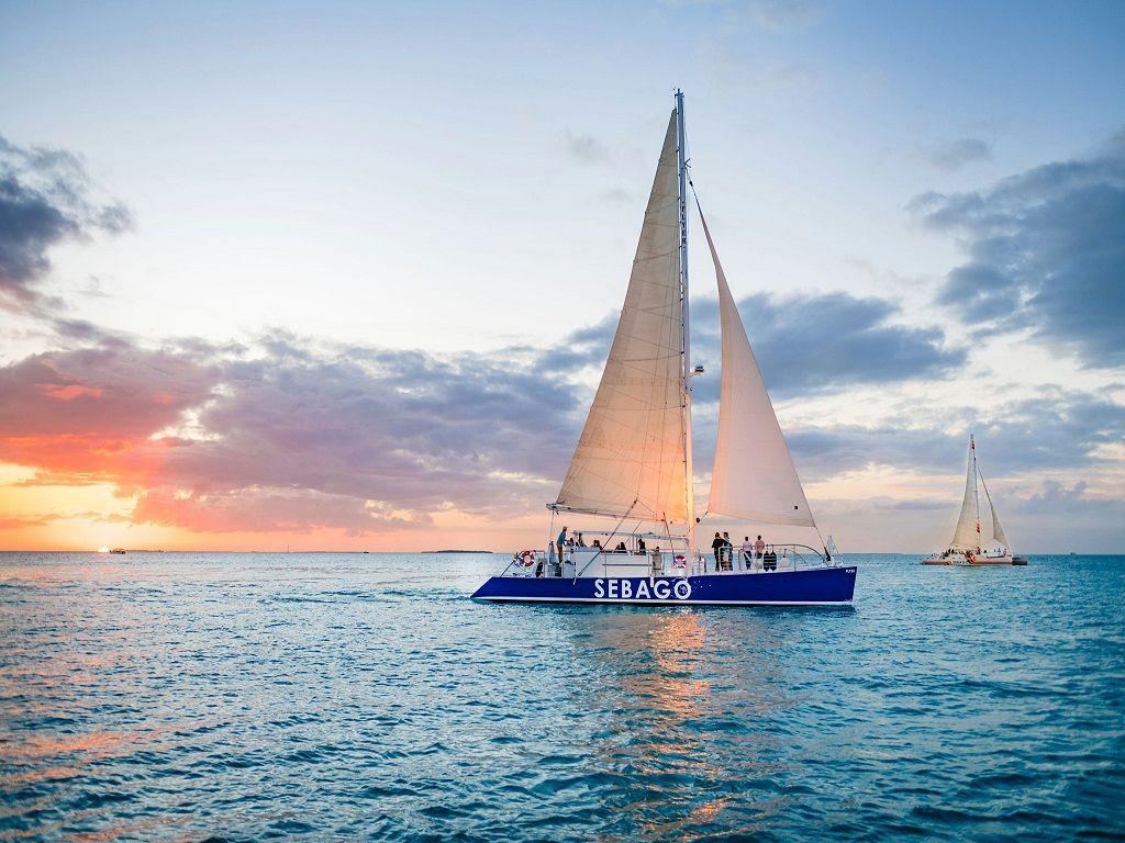 Sebago Watersports Land's End Live Music Sunset sail...