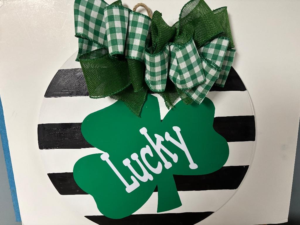 St. Patrick's Day  Wooden Door Hanger!