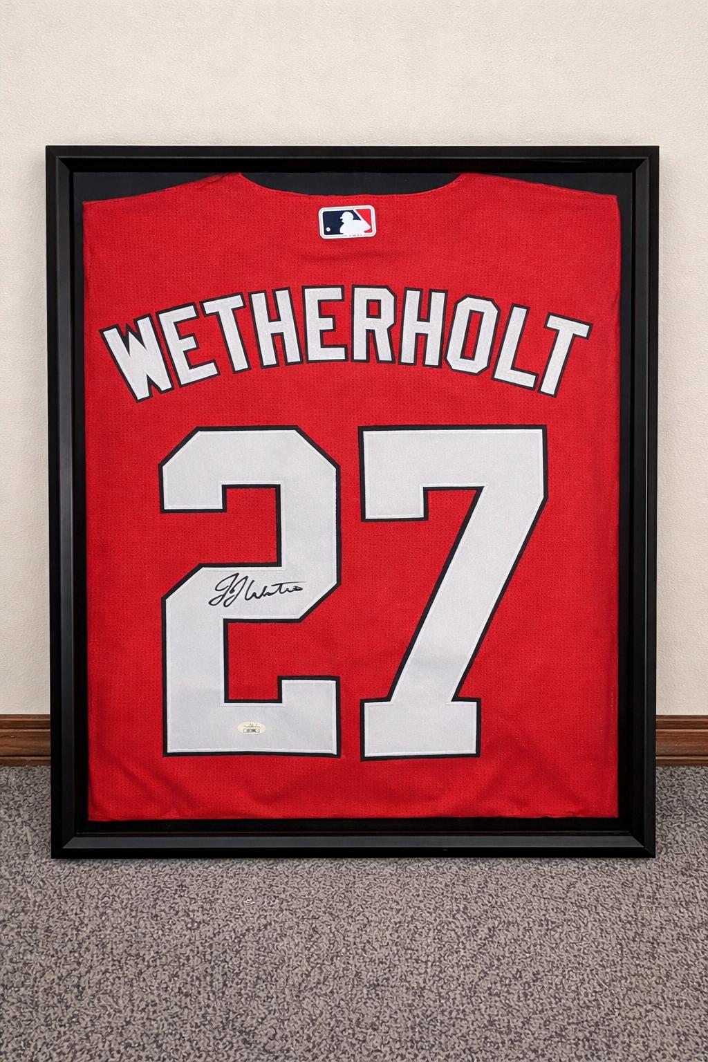 JJ Wetherholt Autographed Jersey!
