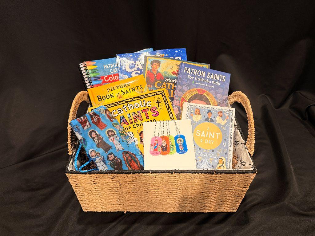 Kid's Saint Gift Basket