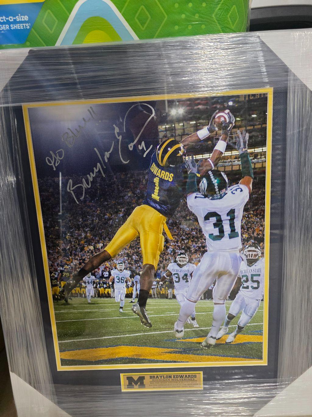Braylon Edwards Signed Photo