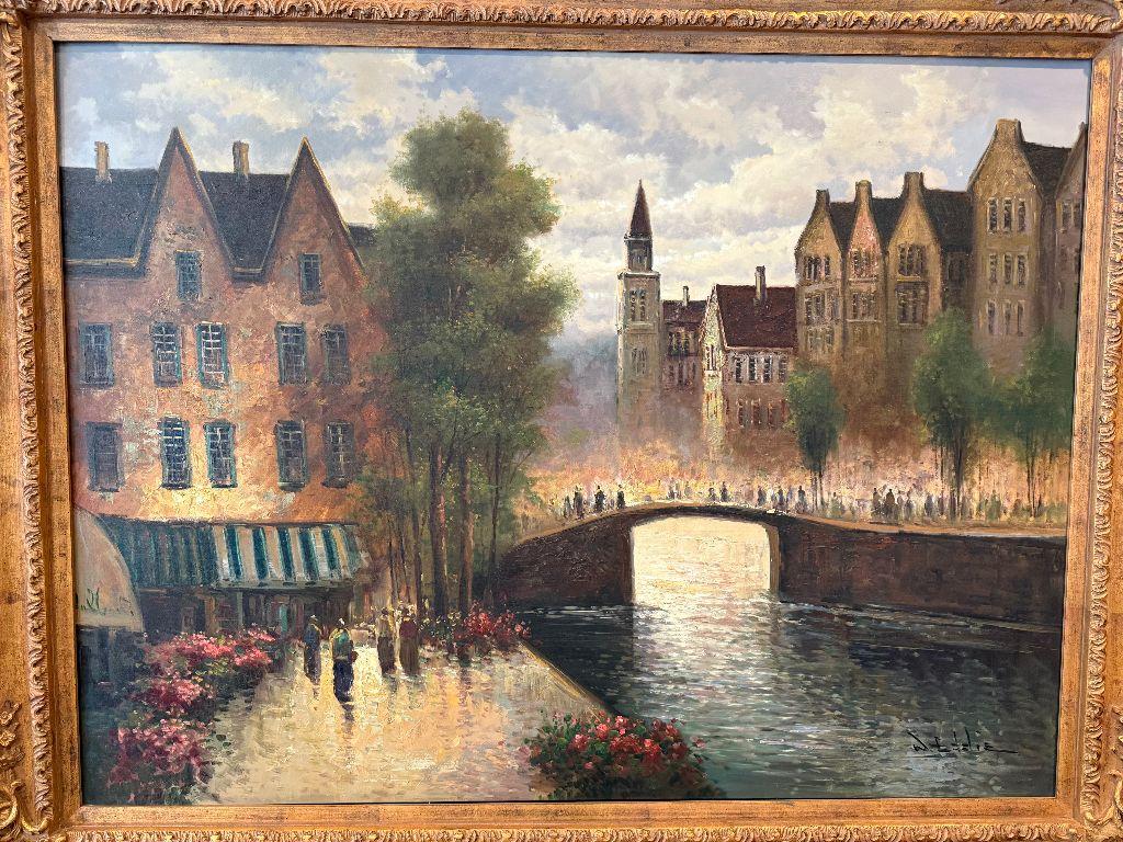 W. Eddie Signed Oil Painting