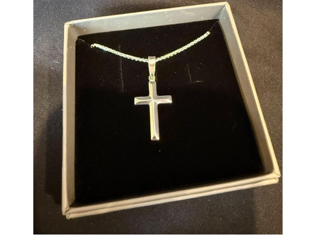 Women's Sterling Silver Cross Necklace