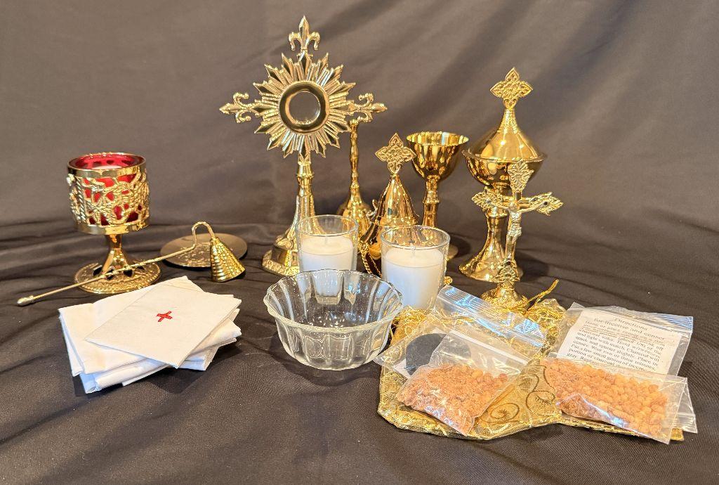 Miniature Mass Kit and Handmade Child-Size Chasuble ...