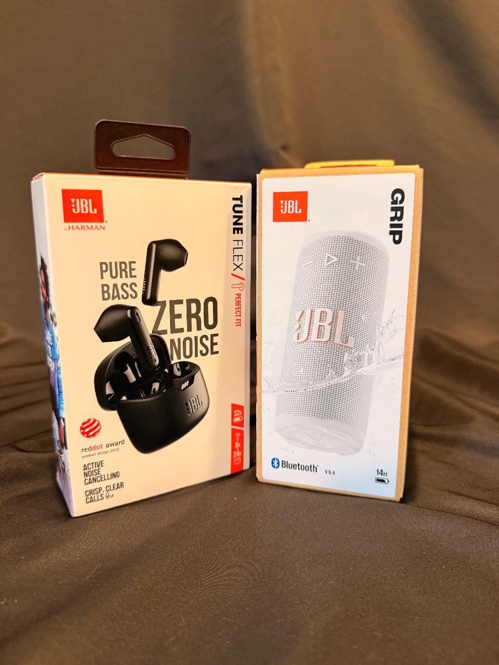 JBL Speaker and Wireless Earbuds Gift Bundle