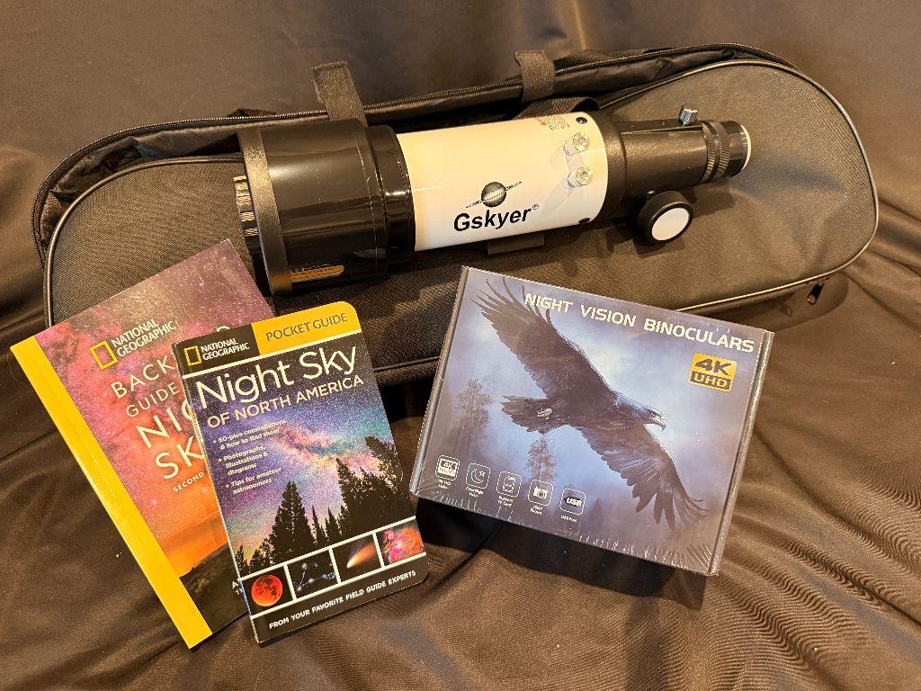Night Sky Telescope Gift Bundle