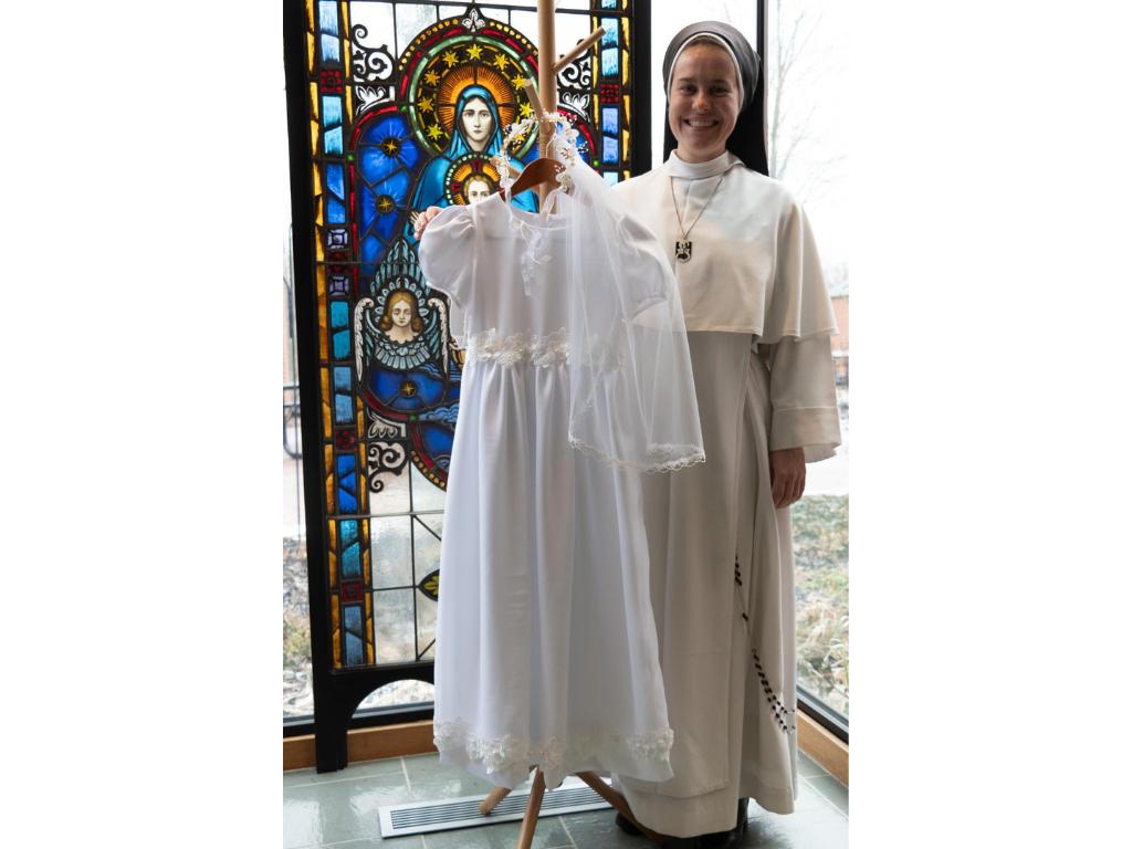 Sr. Maria Karol Handmade First Communion Dress and V...