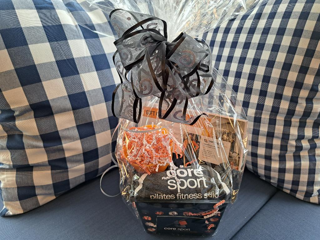 CORE Sport Pilates Fitness Studio Gift Basket