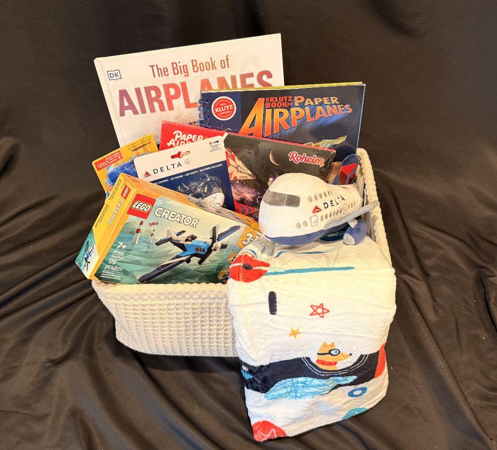 Planes! Kids Airplane Lovers Gift Basket and Michiga...