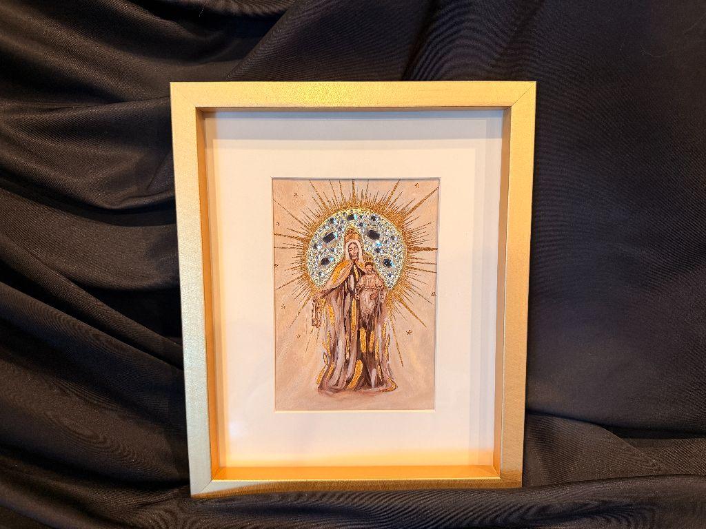 Alicia Santos Art Crystallized Our Lady of Mt. Carme...