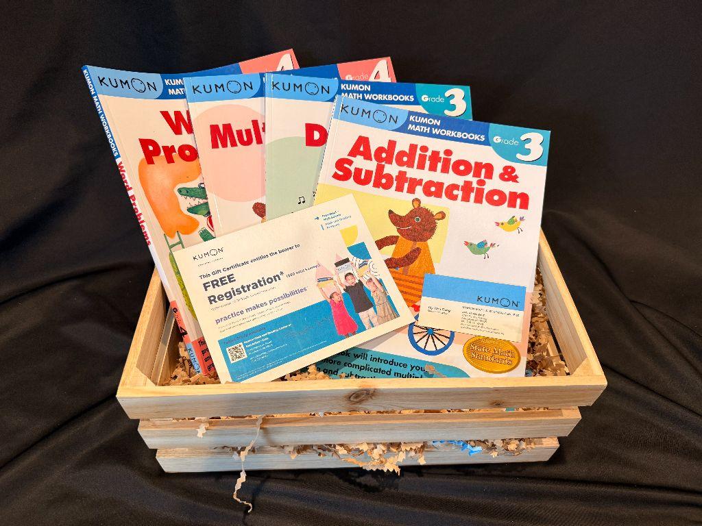Kumon Math and Reading Center Gift Basket