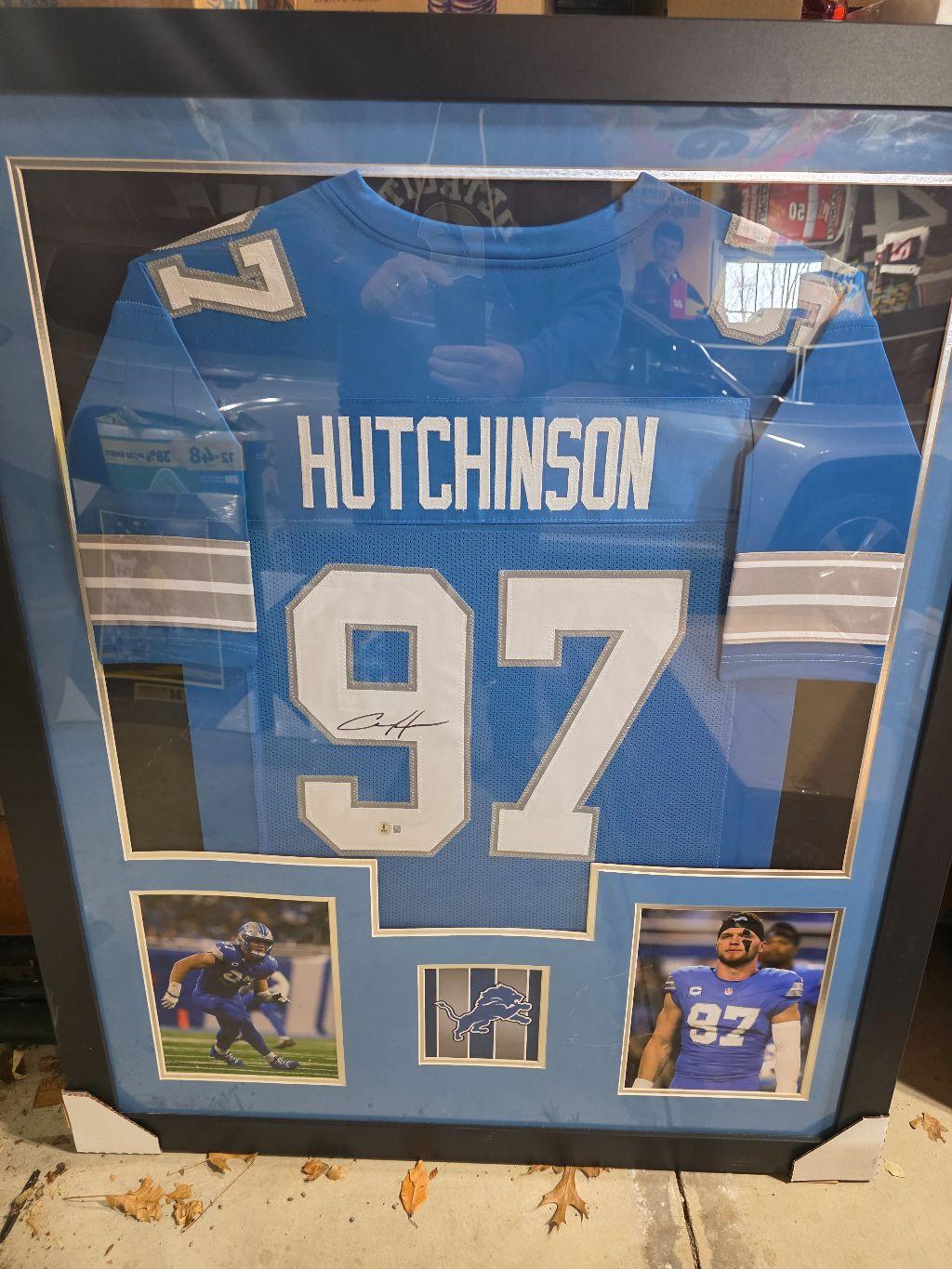 Detroit Lions Aidan Hutchinson Signed Jersey