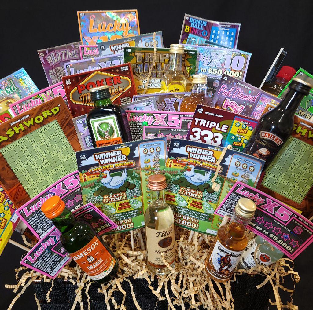 Lucky Lotto Gift Basket