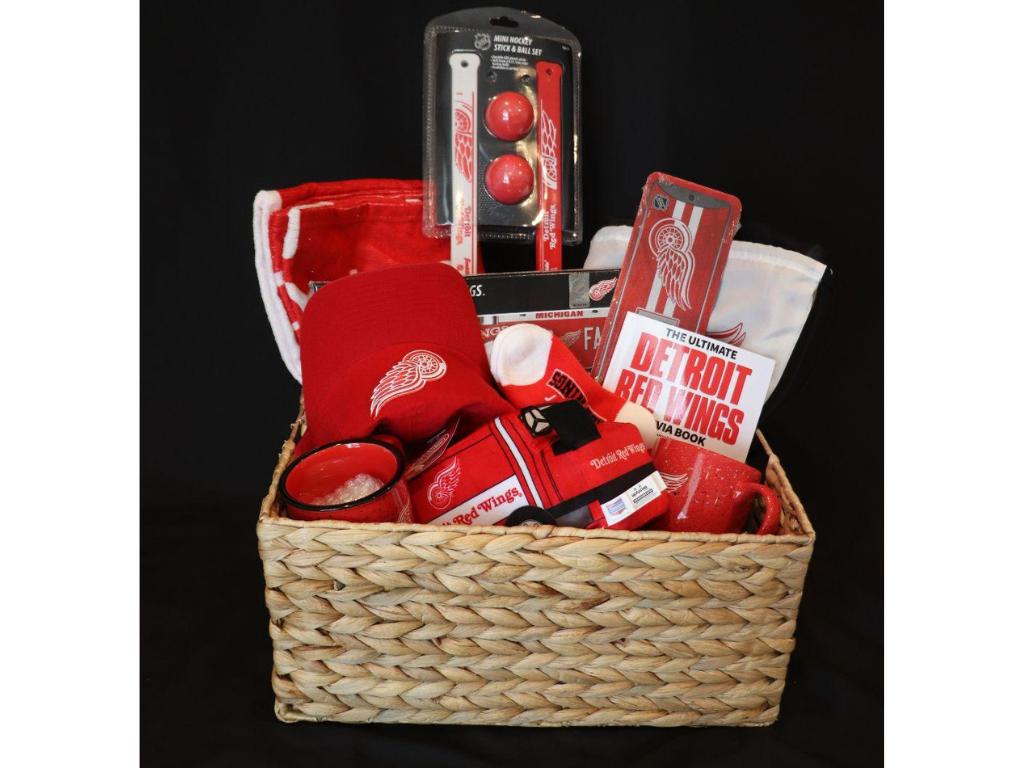 Detroit Red Wings Family Fun Gift Basket
