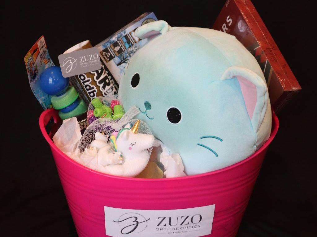 Zuzo Orthodontics Family Fun Gift Basket