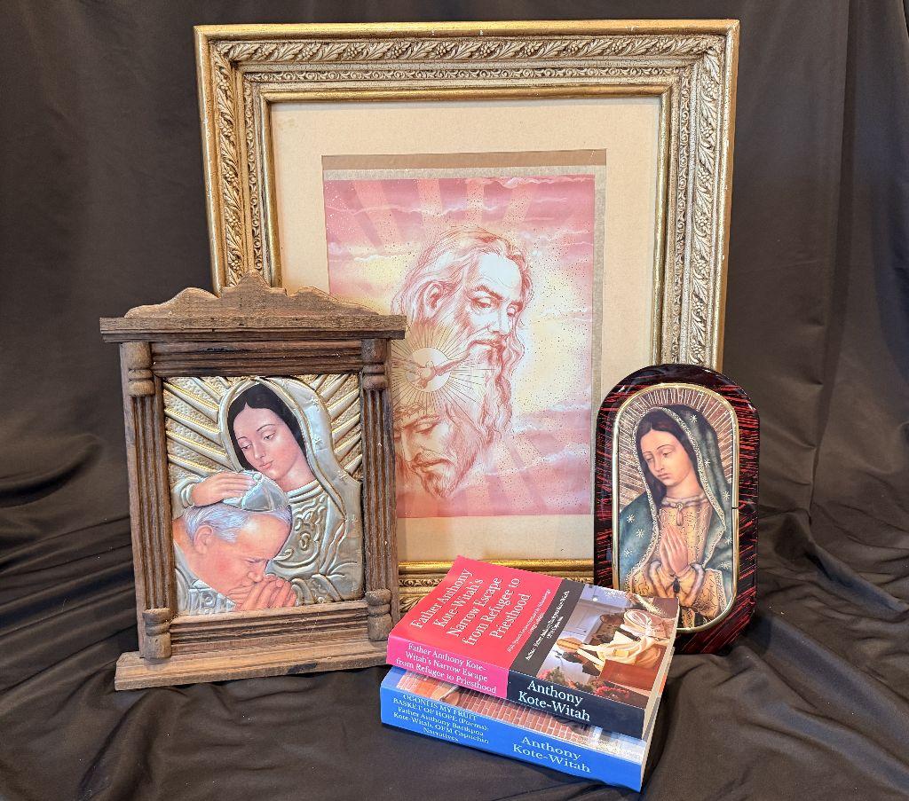 Religious Art and Books Gift Bundle