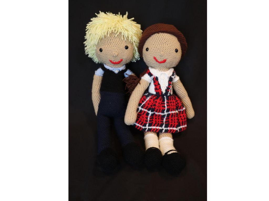 Handmade SSA Boy and Girl Crochet Dolls