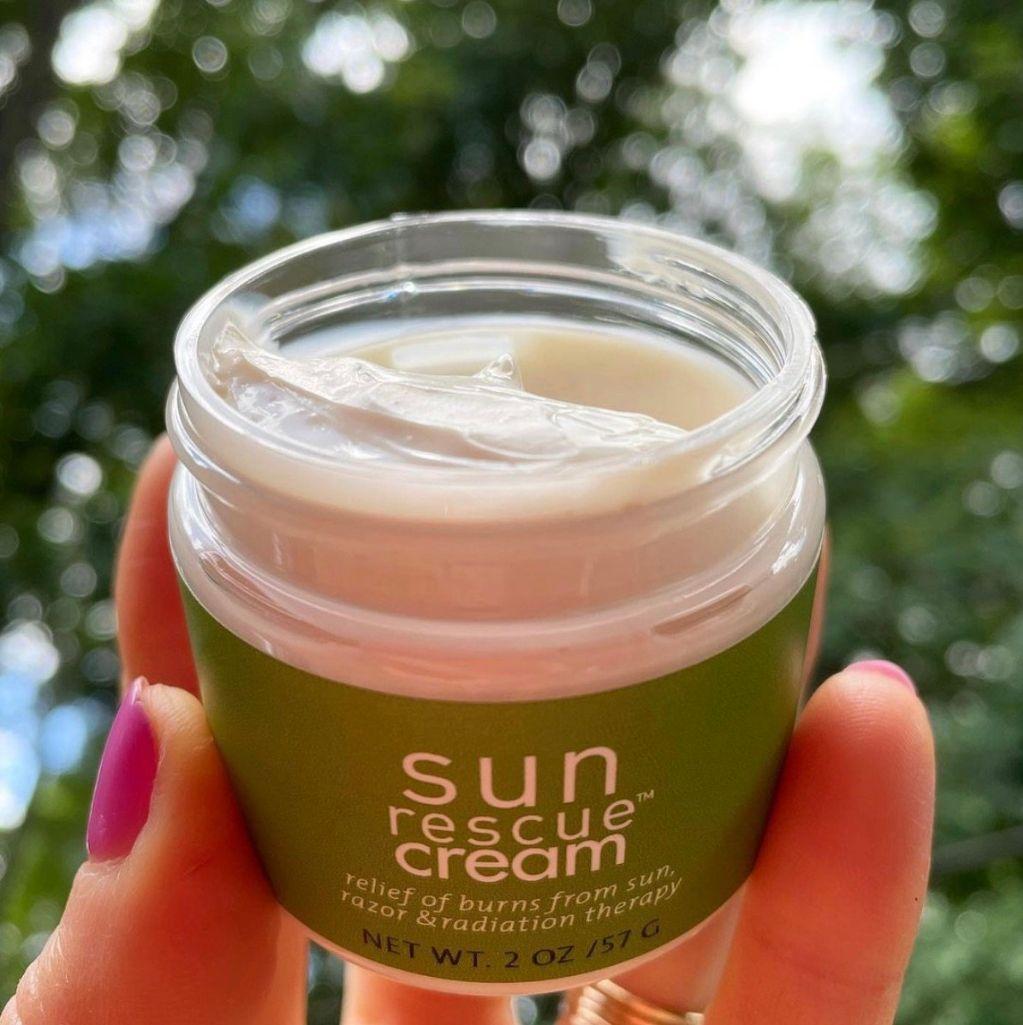 Skin Rescue Cream, Sole Rescue Foot Blam, and Sun Re...