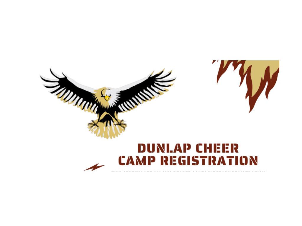 Dunlap JFL Summer Cheer Camp Registration