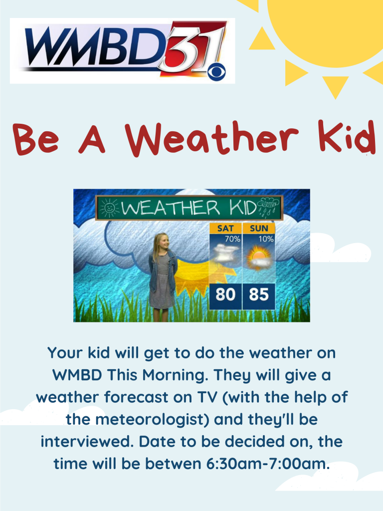 Be A Weatherperson on WMBD This Morning
