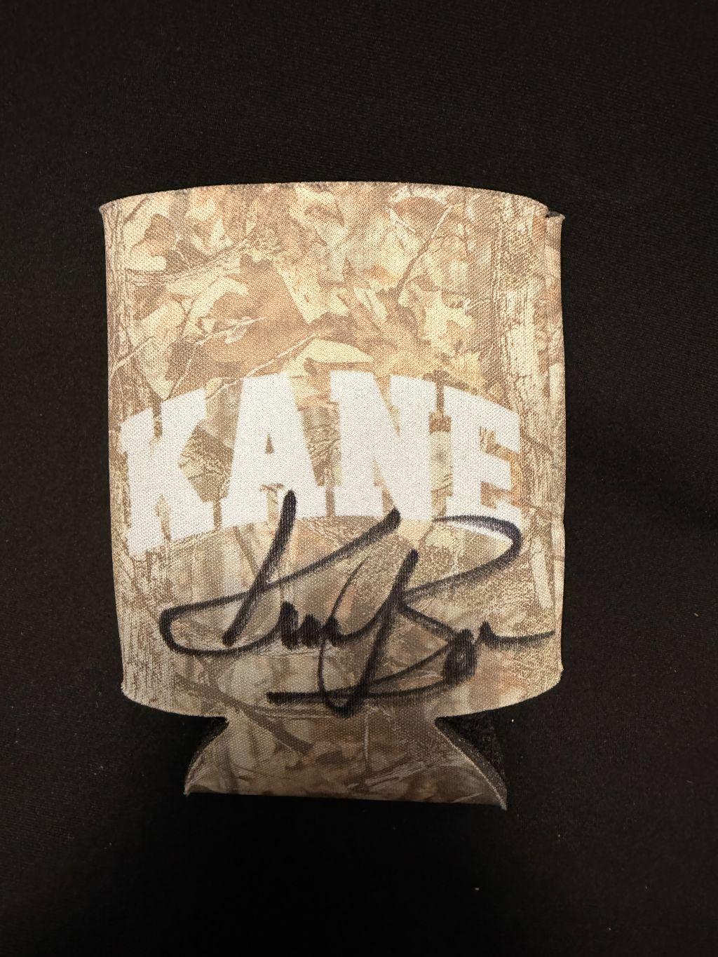 Kane Brown autographed koozie