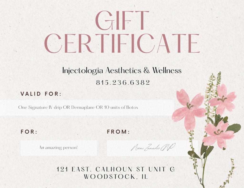 One Signature IV Drip OR 10 units of Botox