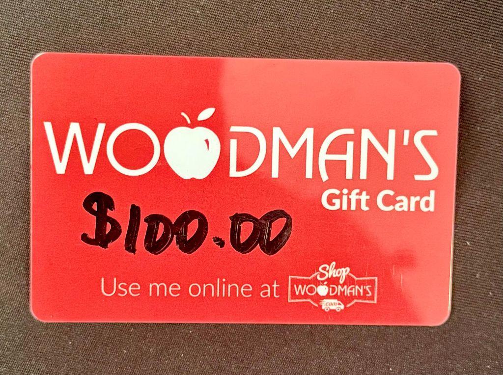 $100 Woodmans Giftcard