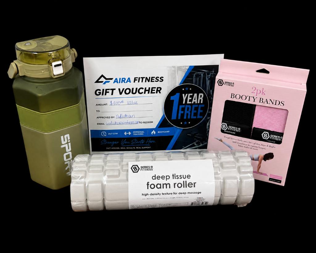 Aira 1 year gym membership & goodies