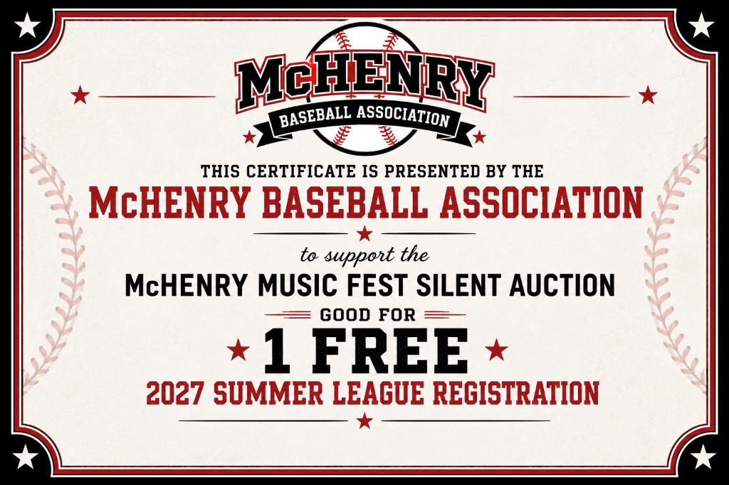 Summer League Baseball Registration Fee