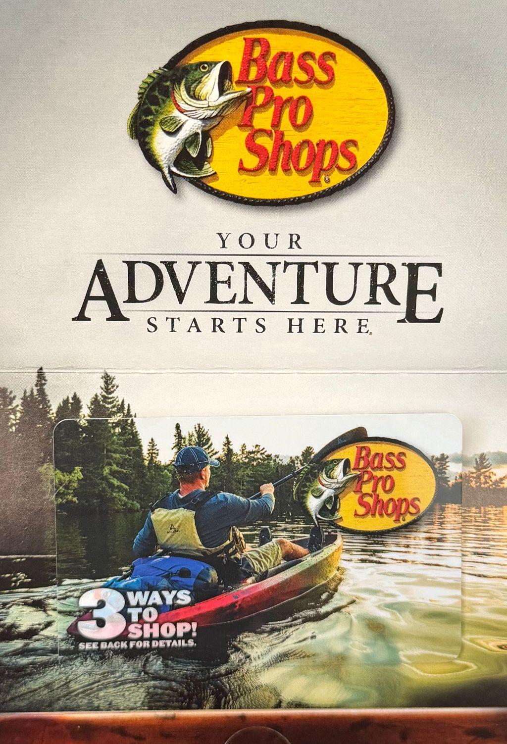 $250 Bass Pro Gift Card