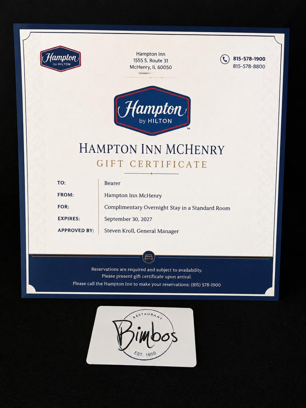 Hotel stay & Dinner